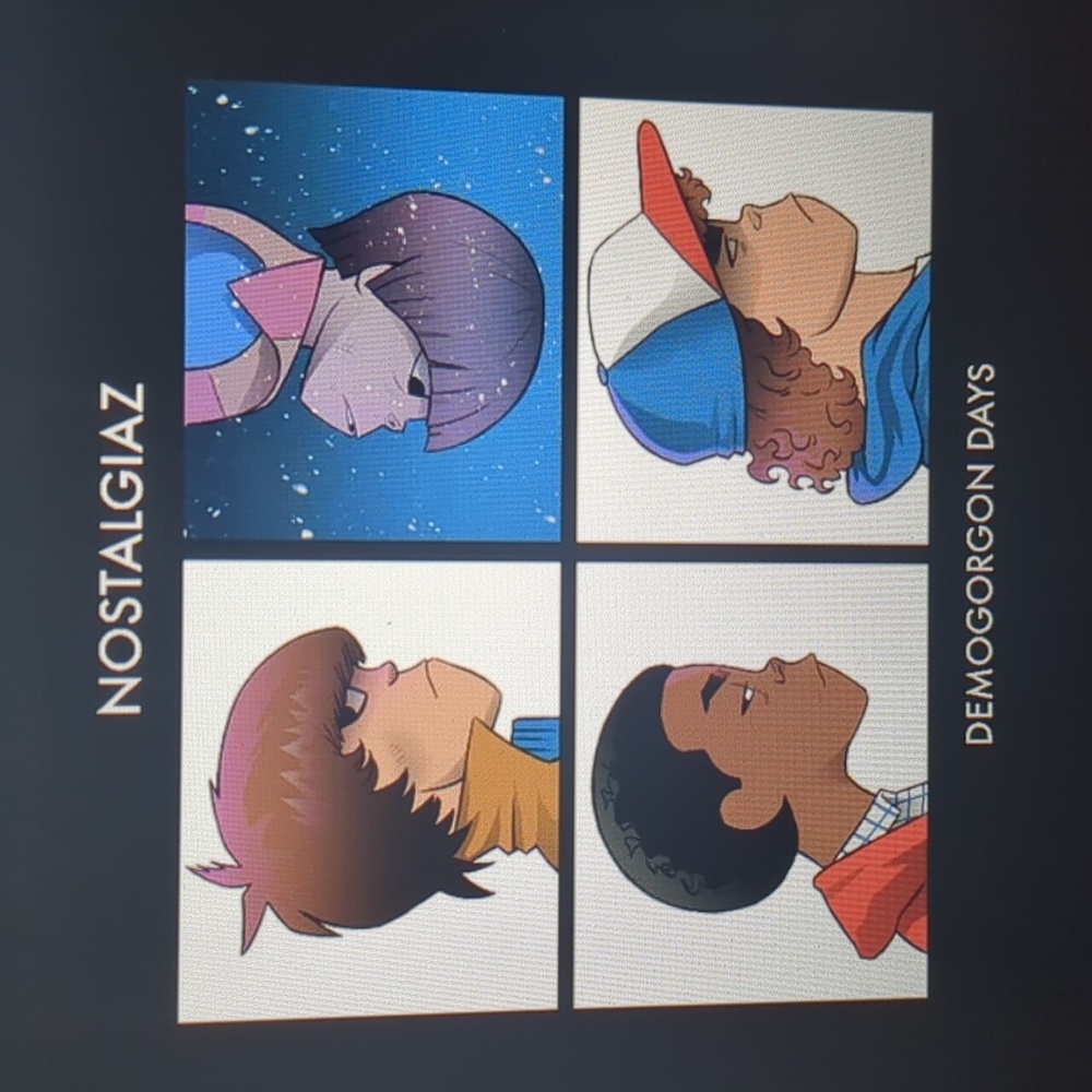 Stranger Things Tee  Gorillaz style